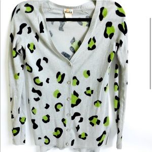Miss Leopard Print Cardigan